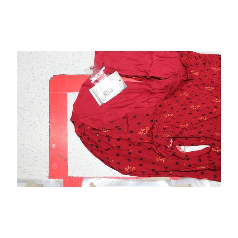 Free People Womens Two Faces Mini Dress, Red, S, DM - Picture 2 of 2